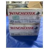 100 ROUNDS WINCHESTER .45 AUTO AMMO