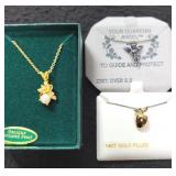 CULTURED PEARL NECKLACE, 14K GOLD FILLED NECKLACE