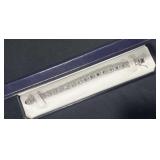 10K WHITE GOLD BRACELET - 7 1/2"