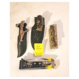 4 SMALL FANTASY KNIVES