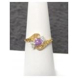 10K GOLD LADIES RING - SIZE: 7 - 1.9 GRAMS