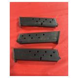 (3) SMITH & WESSON 9 MM MAGAZINES