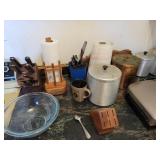 CONTENTS OF KITCHEN, POTS, PANS, MICROWAVE, ETC