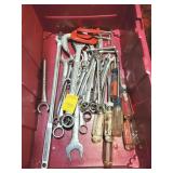 RED TOTE W/ASST. TOOLS