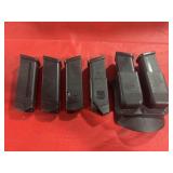 (6) 10 MM GLOCK MAGAZINES, DOUBLE MAG
