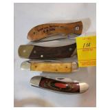 4 ASST. POCKET KNIVES