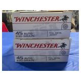 79 ROUNDS WINCHESTER .45 AUTO AMMO