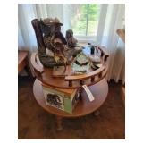2 TIER ROUND TABLE W/ASST FIGURINES