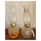 2 OIL LAMPS