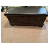 VTG CUSHION TOP BLANKET CHEST