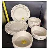8PC LONGABERGER CERAMIC DINNERWARE