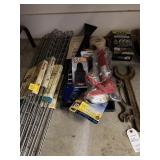 ASSORTED ITEMS - WRENCHES, ALIEN TAPE....