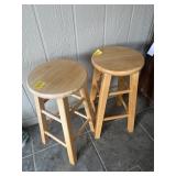 2 23.5" TALL STOOLS