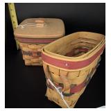 2 SM LONGABERGER BASKETS 1998 & 1999