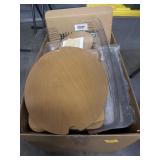 BOX OF ASSTD LONGABERGER LIDS, TRAYS, INSERTS, ETC