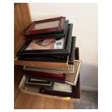 BOX OF PICTURE FRAMES