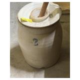 2 GAL CHURN CROCK ***W/ DAMAGE***