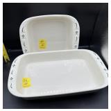 2PC-LONGABERGER BAKING DISHES