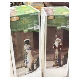 LED SANTA & SNOWMAN (BOTH APPROX 30" TALL)