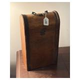WOODEN 2 BOTTLE WINE CARRIER