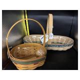 2 LONGABERGER BASKETS - 2011 MEMBER BASKET &.....