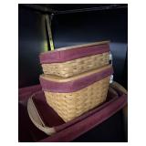 2 LONGABERGER SERVING BASKETS & 2 2003 TEACHER....