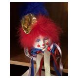 FANCY FACES - CERAMIC FIRED FACE (CLOWN FACE)