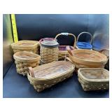 9 ASSTD SM LONGABERGER BASKETS