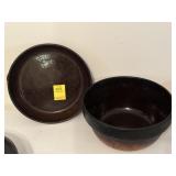 2PC CROCKWARE BOWL & PLATE