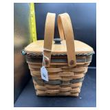 LONGABERGER DOUBLE HANDLED SQUARE BASKET (1995)