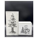 2 PC- HERITAGE VILLAGE COLLECTION- DEPT 56
