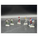 BRITIANS - 6PC - SILVER KNIGHTS FOOTED