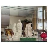 10 pc religious, figure rings, birds, Guess,