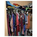 LADIES DRESSES SIZE 3X, 22, 24, & MISC. SHIRTS