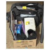 CAMERA BAG, LENS WIPES, SD CARD, LENS COVERS,