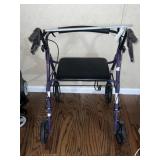 WALKER W/ SEAT & BRAKES
