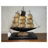 SMALL VTG SHIP 11" LONG 9" TALL