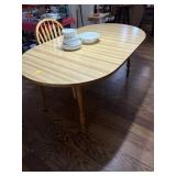 Maples table 2 Bentwood chairs table 70 inches.