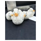 Goebel mother duck and ducklings figurine. This