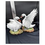 porcelain figurine of a mute swan from the brand