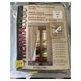 2 THERMALOGIC ENERGY EFFICIENT INSULATED CURTAINS