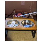 DOG DISHES, LEASHES, COLLARS