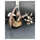 Two pair of Eagles not porcelain