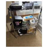 WIRE 3 TIER SHELVING 30"x24"x12"