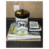 PLACEMATS, TRIVETS, CHRISTMAS CANISTER JAR