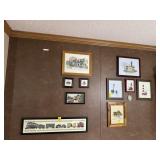 10 pictures of trains and loud houses. Looks like