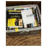 Photography /Camera books and the basket
