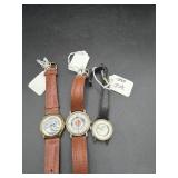 Three watches fossil 1996, limited edition for CO