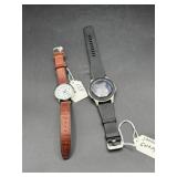 2 watches,  One, Samsung Galaxy, One TIMEX
