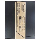 WHITE OUTDOOR RETRACTABLE GATE